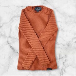 Abercrombie & Fitch Orange Ribbed Sweater